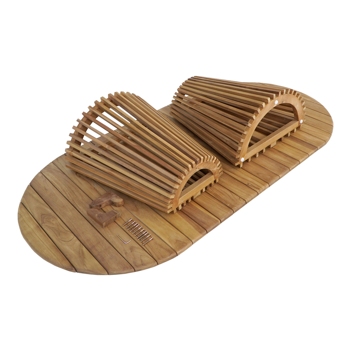 Berja Spisebord - Spisebord, Teak, Natur, 100X200X75 Cm ⎮ 5713917047956 ⎮ 7501097 
