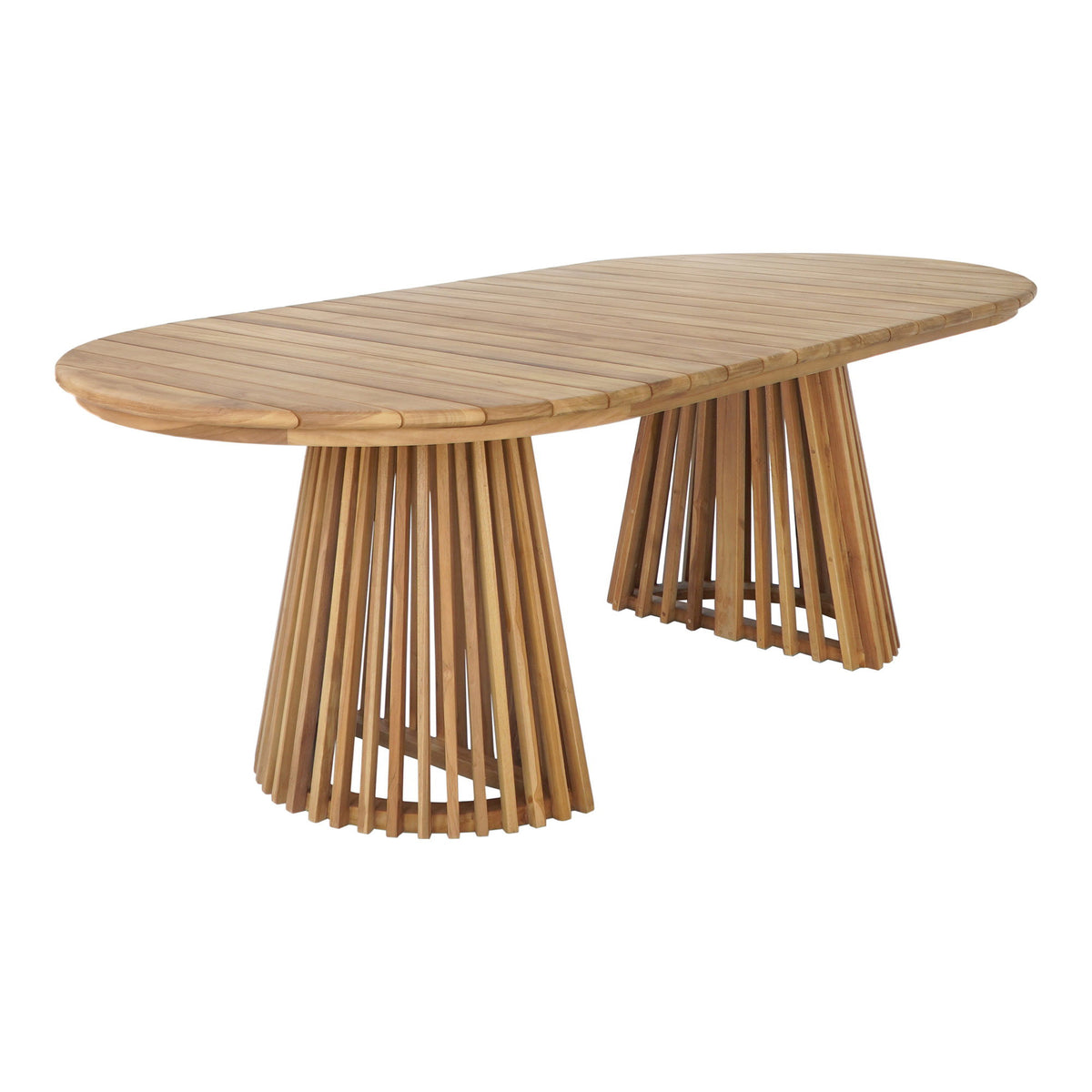 Berja Spisebord - Spisebord, Teak, Natur, 100X200X75 Cm ⎮ 5713917047956 ⎮ 7501097 