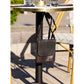 Cafébord - Cafébord, Marmor Look Bordplade, Hvid Med Guldkant, Sorte Ben, Aluminium Ø60X73 Cm ⎮ 5713917038534 ⎮ 7501176 