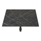 Cafébord - Cafébord, Marmor Look Bordplade, Mørkegrå, Sorte Ben, Aluminium 60X60X73 Cm ⎮ 5713917039036 ⎮ 7501182 