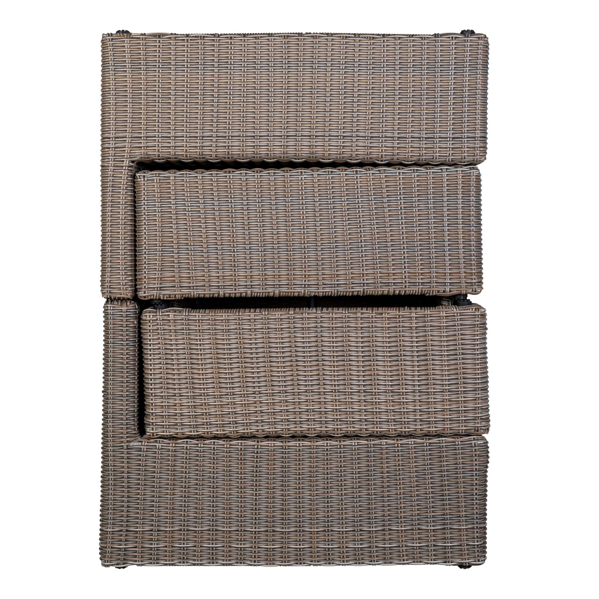 Rossi Loungesæt  - Loungesæt I Polyrattan, Kubu Grå, Inkl. Hynder ⎮ 5713917001149 ⎮ 7701010 