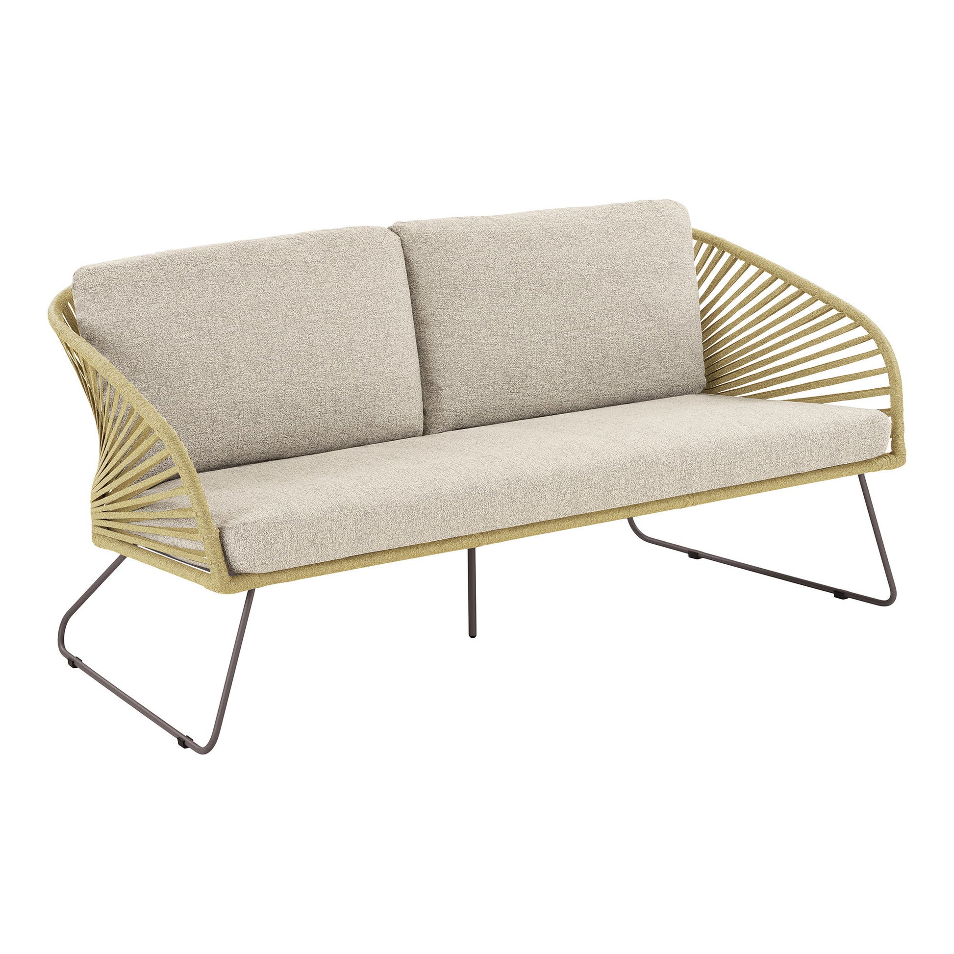 Novella Loungesæt - Loungesæt, Stål, Beige, Sand, Inkl. Hynder ⎮ 5713917034833 ⎮ 7701046 