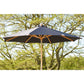 Austin Parasol - Parasol Med Tilt, Træstok, Sort, Ø300 Cm ⎮ 5713917029372 ⎮ 7701152 