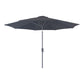 Houston Parasol - Parasol Med Hejs Og Tilt, Metalstok, Sort, Ø300 Cm ⎮ 5713917029396 ⎮ 7701154 