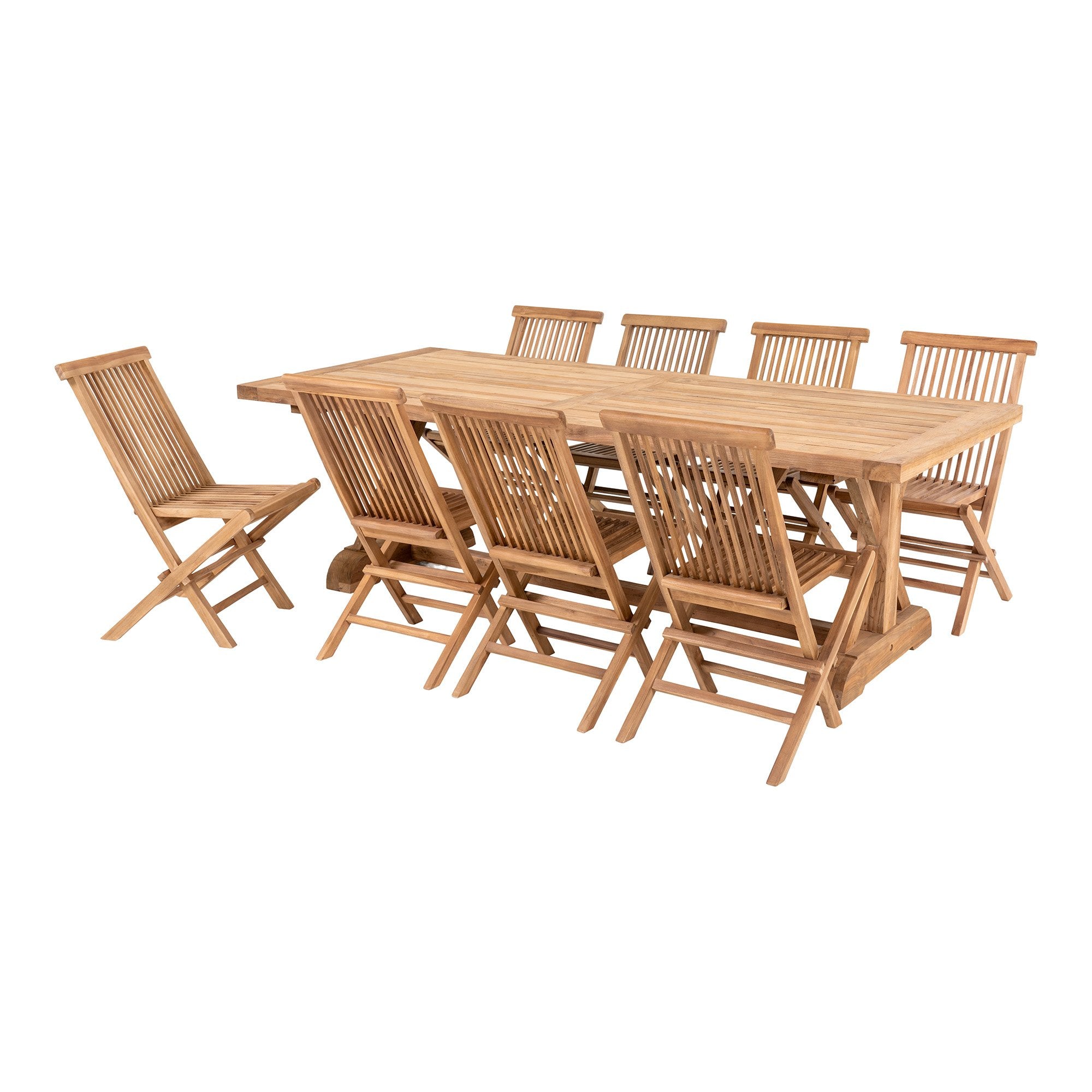 Volos Og Toledo Havemøbelsæt  - Spisebord Og 8 Spisebordsstole ⎮ 5713917033621 ⎮ 7772020-S 