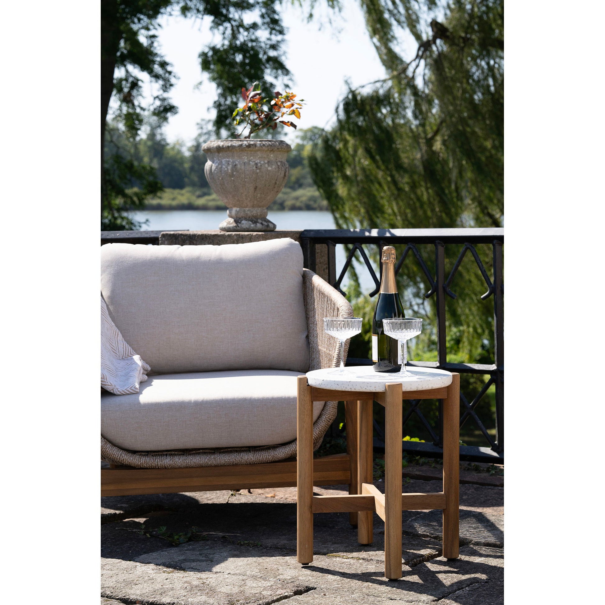 Terracina Havemøbelsæt - Sidebord Og 2 Loungestole ⎮ 5713917035243 ⎮ 7772071-S 