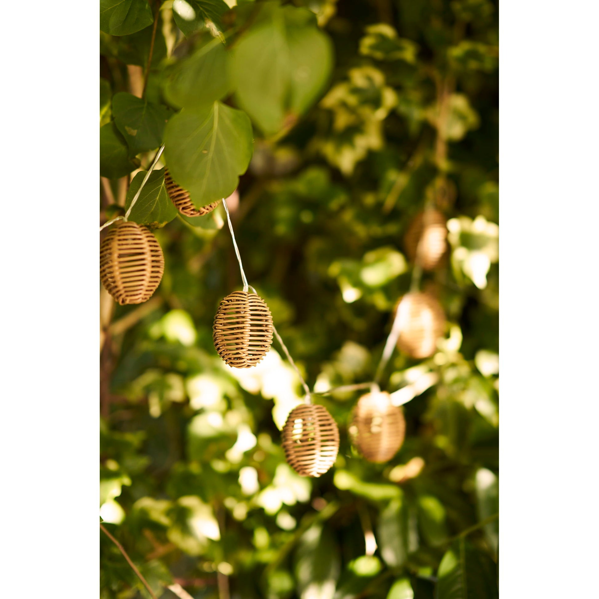 Carlisle Lyskæde - Lyskæde, Polyrattan/ Metal, Natur/Sort ⎮ 5713917041749 ⎮ 7950007 