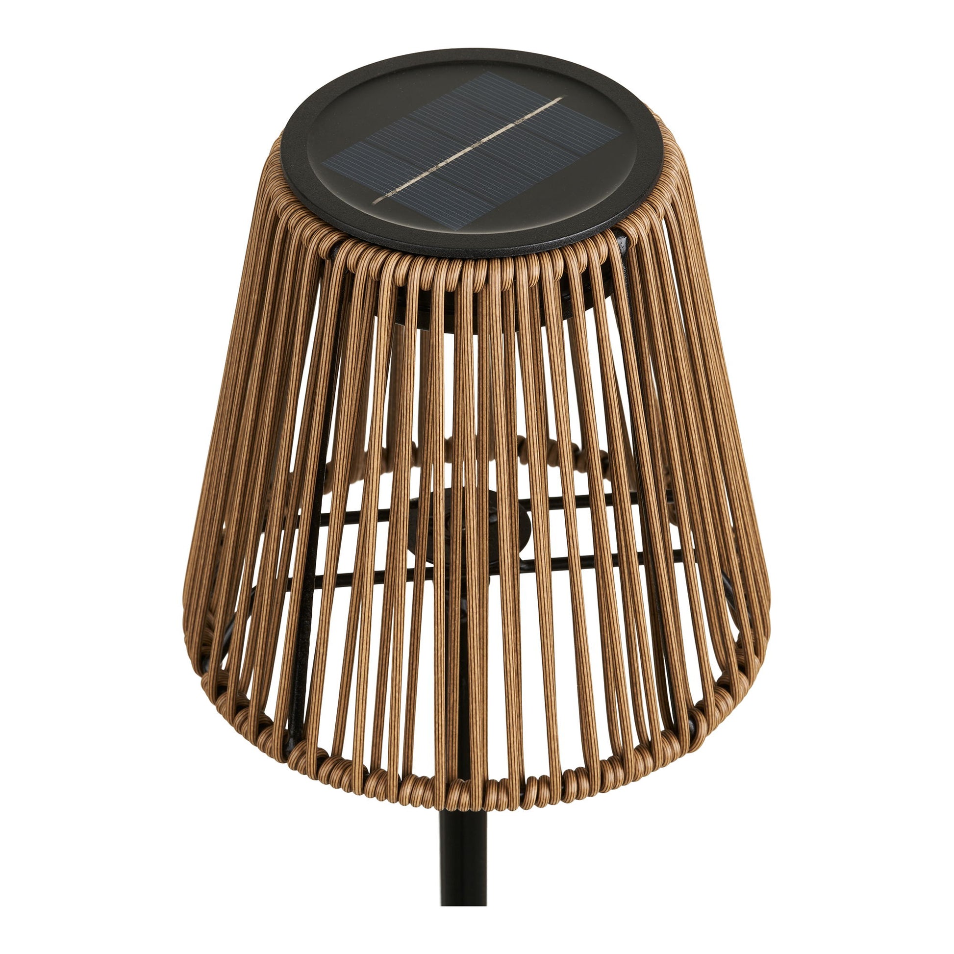 Salford Lampe - Lampe, Genopladelig Med Integreret Solcelle, Brun/Sort ⎮ 5713917041756 ⎮ 7960003 
