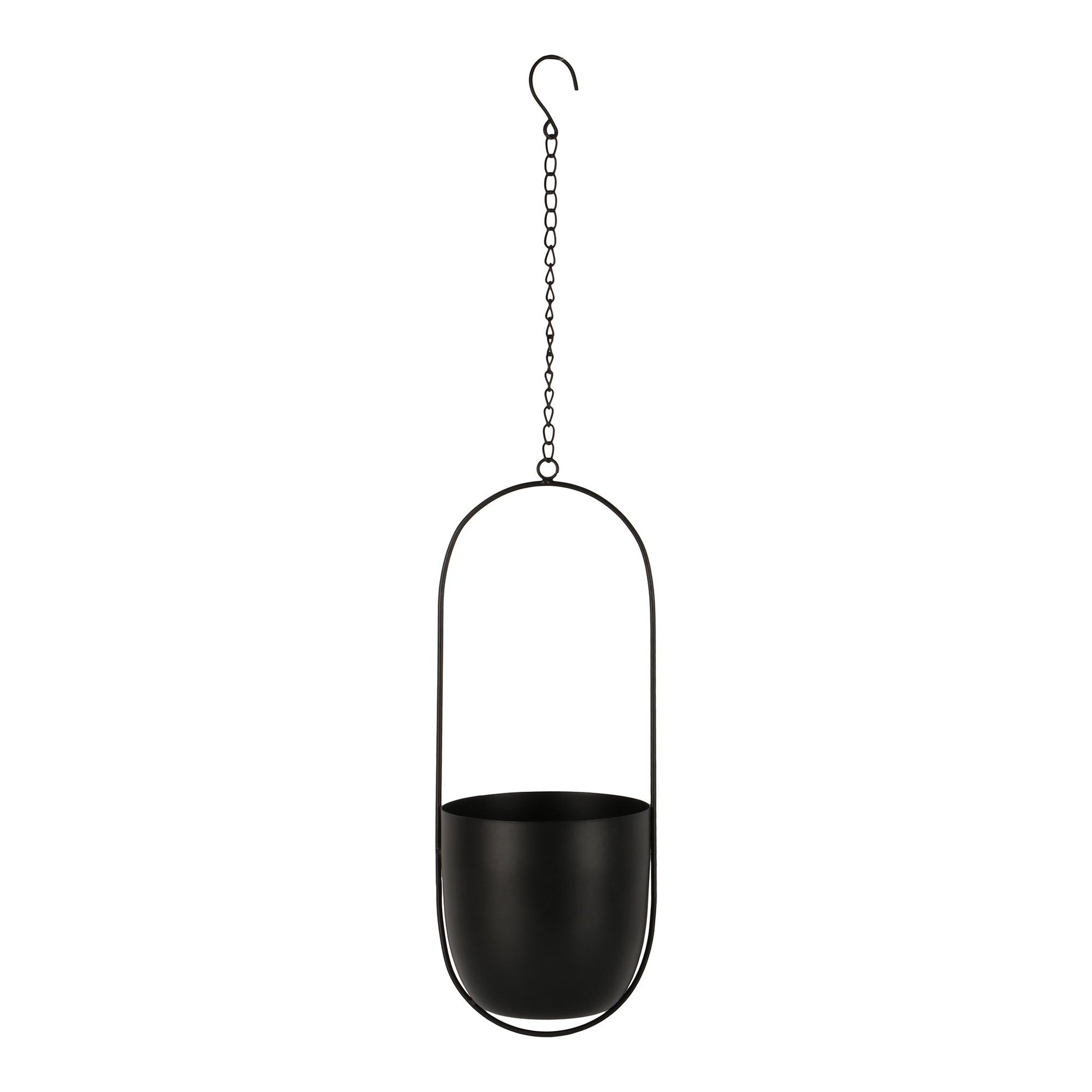 Celle Hænge Urtepotte - Hænge Urtepotte, Metal, Sort 5,5X14,5X37,5 Cm ⎮ 5713917027880 ⎮ 9001118 