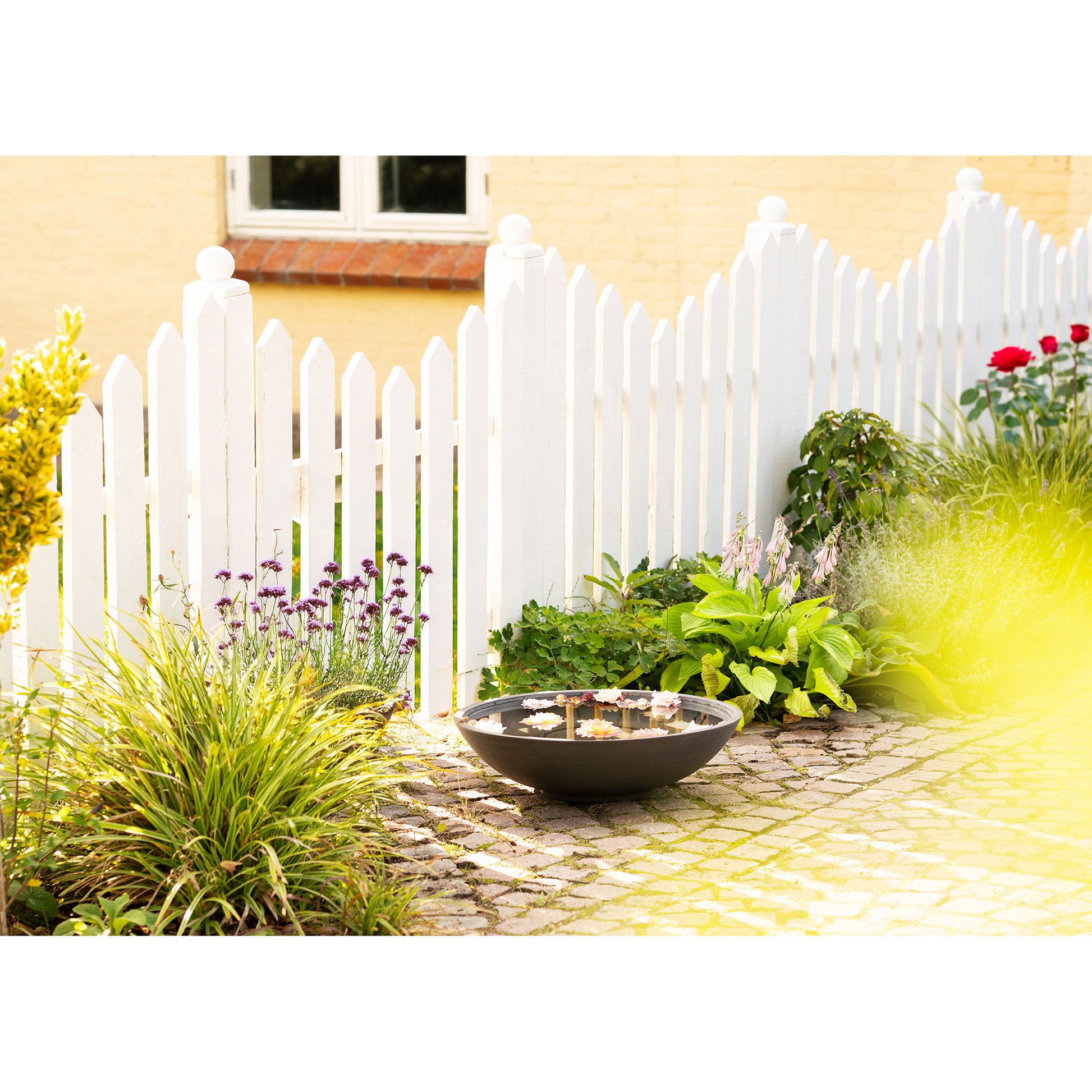 Fleuriste Vandblomst-Fad - Vandblomst-Fad, Let Komposit, Mørkegrå Ø60 X 16,5 Cm ⎮ 5713917043712 ⎮ 9001571 