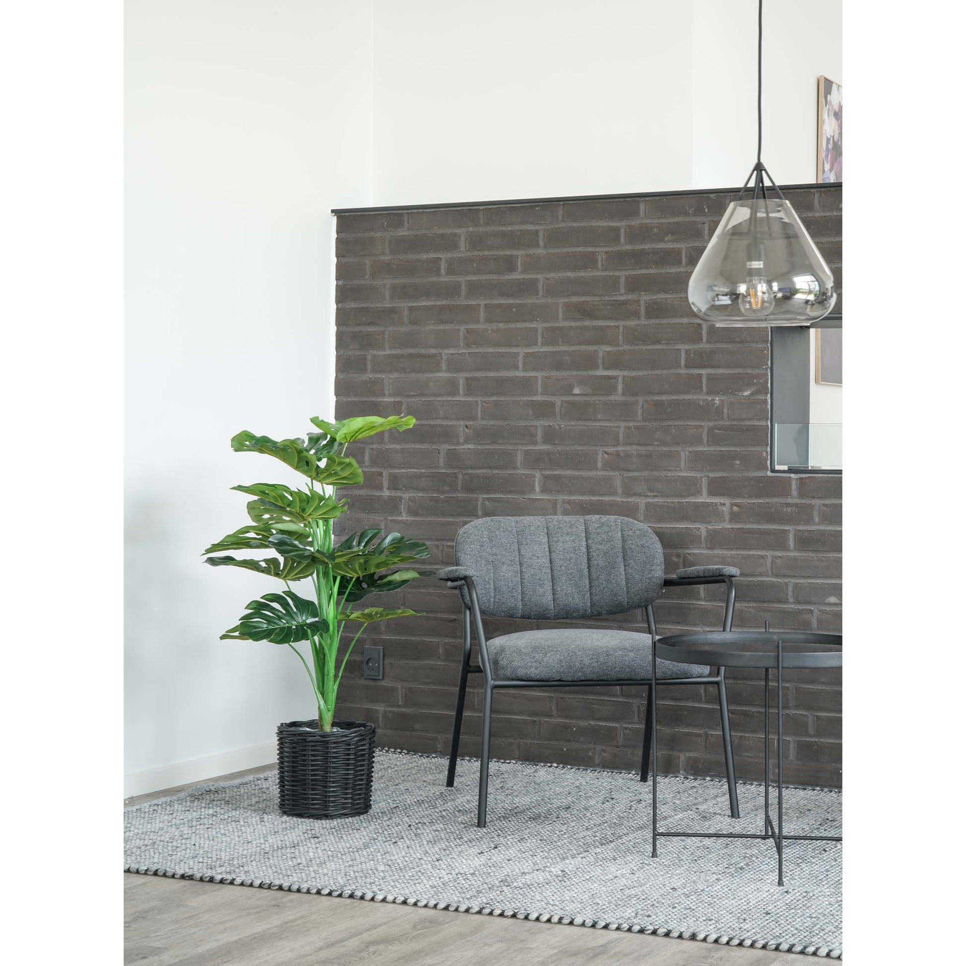 Monstera - Kunstig Plante, Grøn H:90 Cm ⎮ 5713917004478 ⎮ 9501000 