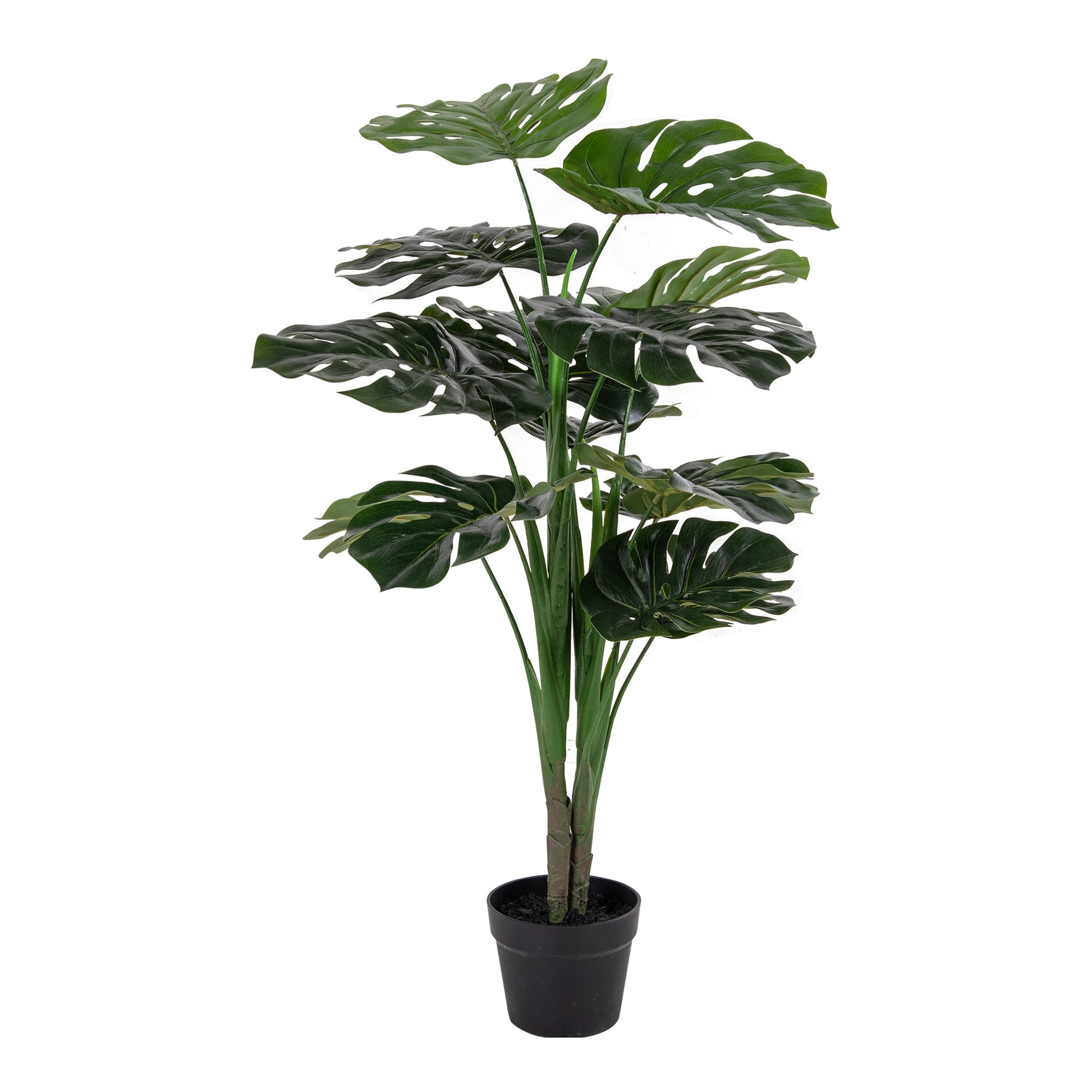 Monstera - Kunstig Plante, Grøn H:90 Cm ⎮ 5713917004478 ⎮ 9501000 