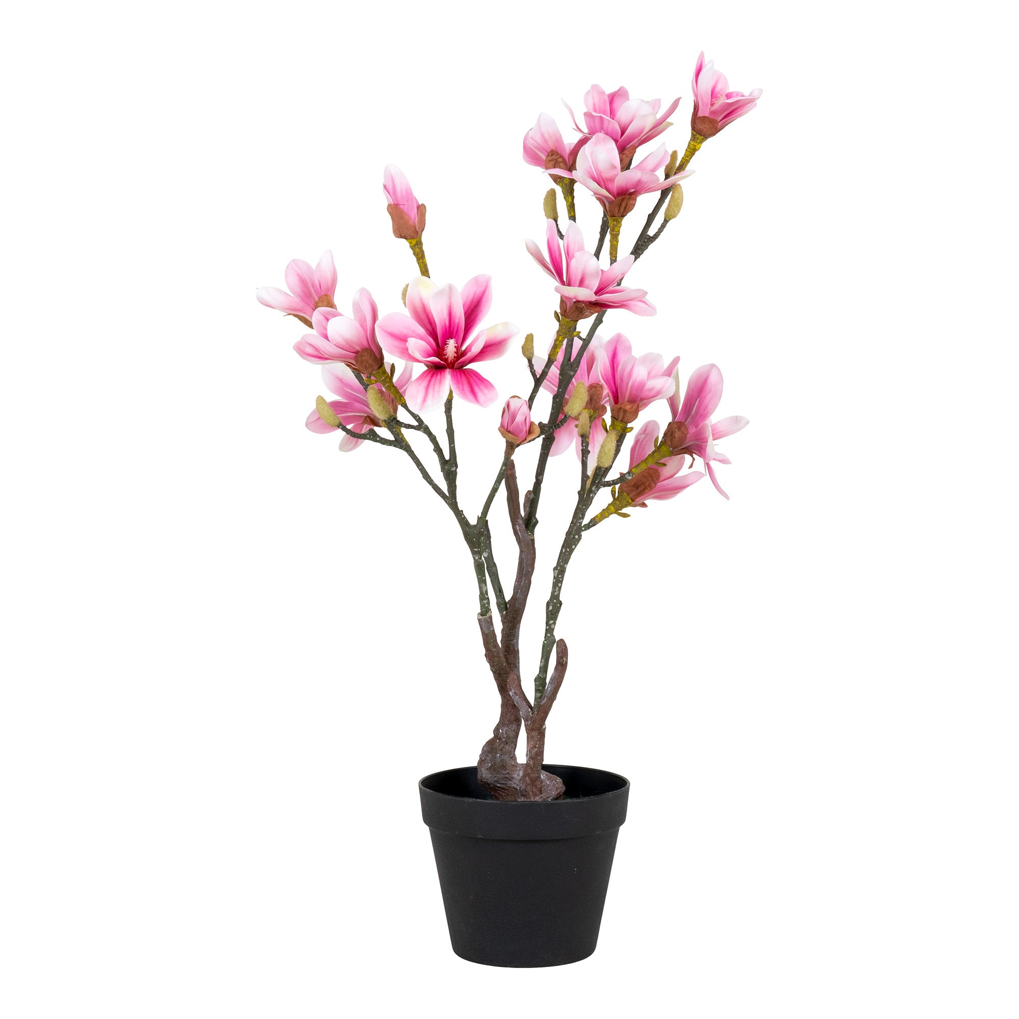 Magnoliatræ - Kunstig Plante, Rosa H:75 Cm ⎮ 5713917022601 ⎮ 9501130 