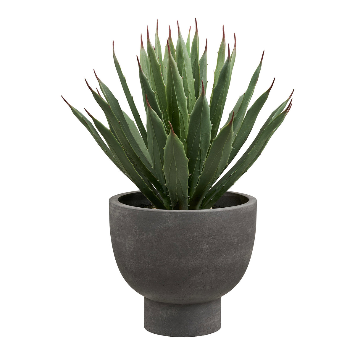 Agave Plante - Med Potte, Kunstig, Grøn/Grå H:41 Cm ⎮ 5713917045921 ⎮ 9510004 